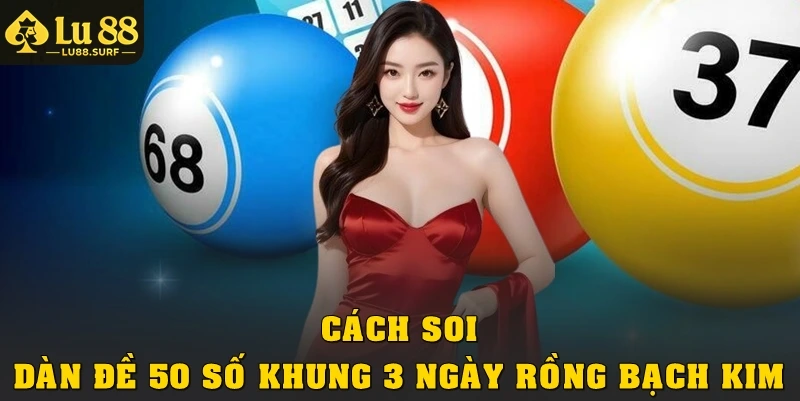 Cách soi dàn đề 50 số khung 3 ngày rồng bạch kim