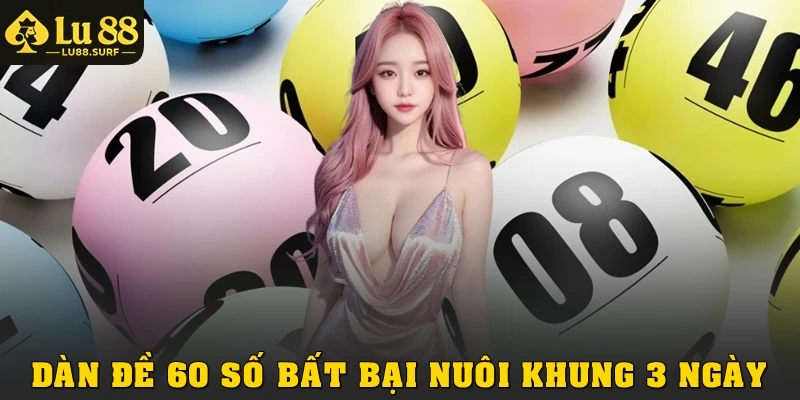 Bí Quyết Chơi Dàn Đề 60 Số Bất Bại Nuôi Khung 3 Ngày Chuẩn